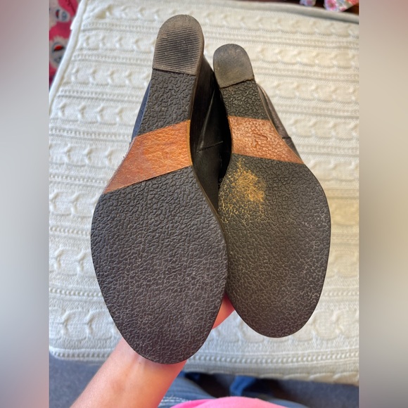 J shoes leather knee high wedge boots size 8.5 - Picture 10 of 12